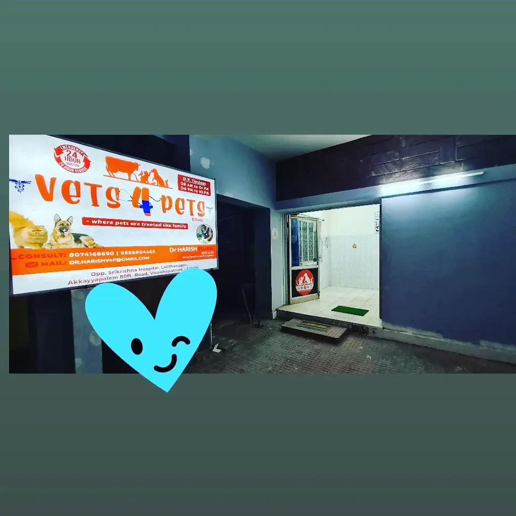 VETS4PETS HOSPITALS Veterinary Clinic in Akkayyapalem, Visakhapatnam — Entrance/Facility Photo