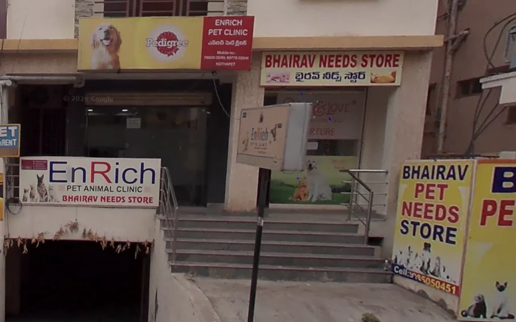 Enrich Pet Clinic Veterinary Clinic in Kothapet, Hyderabad — Entrance/Facility Photo